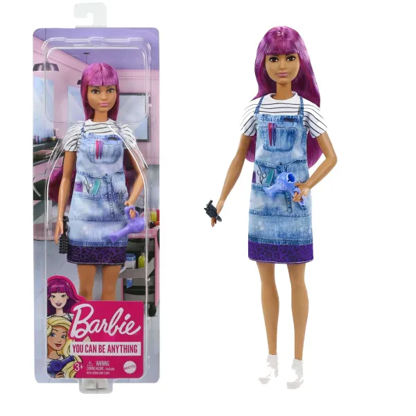 Barbie Kariera Lalka Stylistka Fryzur fryzjerka GTW36
