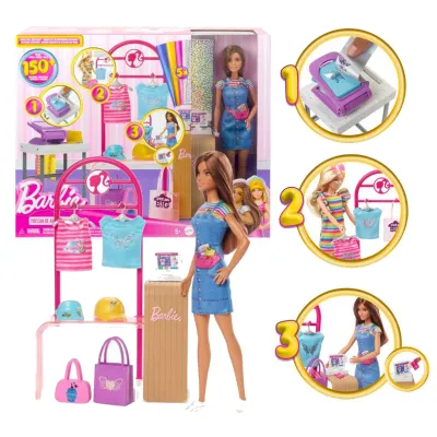 Barbie Kariera Lalka Stylistka Modowa i jej butik HTK78