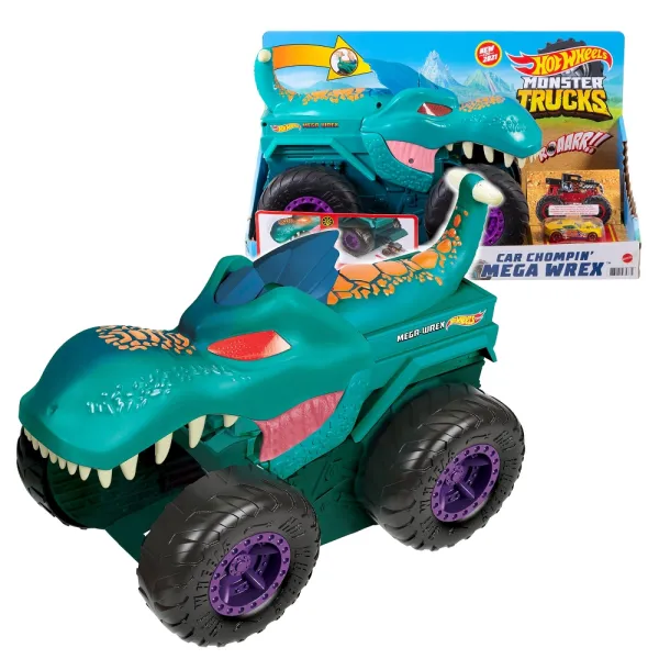 Hot Wheels Monster Trucks Pożeracz aut Mega Wrex GYL13