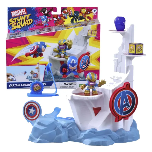 Hasbro Marvel Stunt Squad - Kapitan Ameryka i Thanos F7059