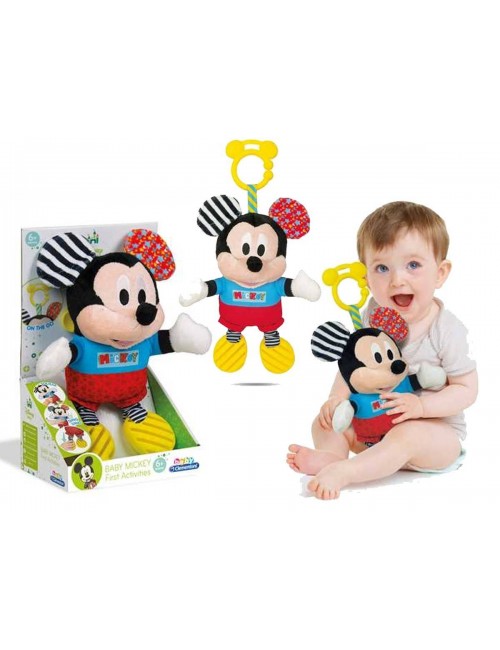 Baby Clementoni GRZECHOTKA Pluszak Myszka Miki Mickey Minnie