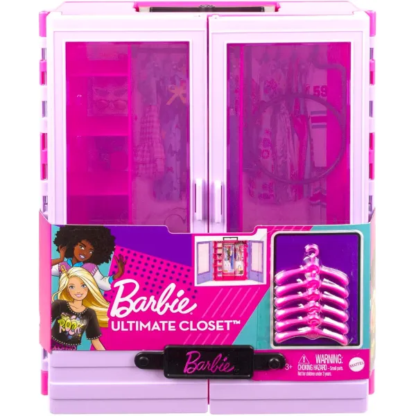 Barbie Szafa Garderoba z Wieszakami HJL65