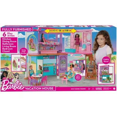 Mattel Barbie Wakacyjny domek HCD50