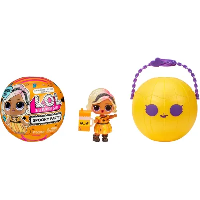 L.O.L. SURPRISE  Laleczka LOL Pumpkin Pretty w kuli Halloween Spooky Party 593027