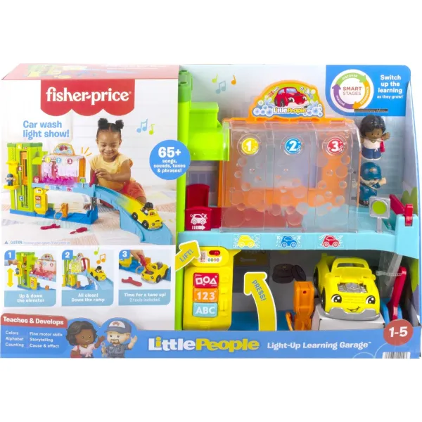 Fisher Price Little People Edukacyjna Myjnia samochodowa HRC53