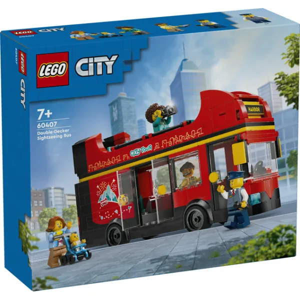 LEGO 60407 City Czerwony Piętrowy Autokar