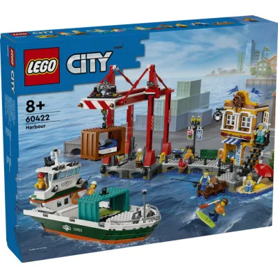 LEGO City Nadmorski port ze statkiem towarowym 60422