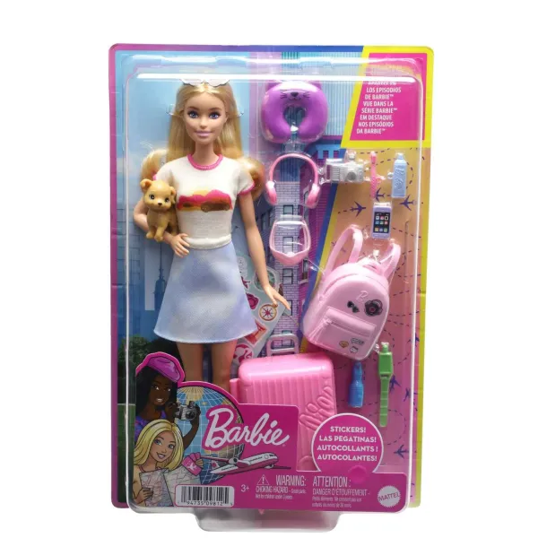 Lalka Barbie Malibu w podróży HJY18 Mattel