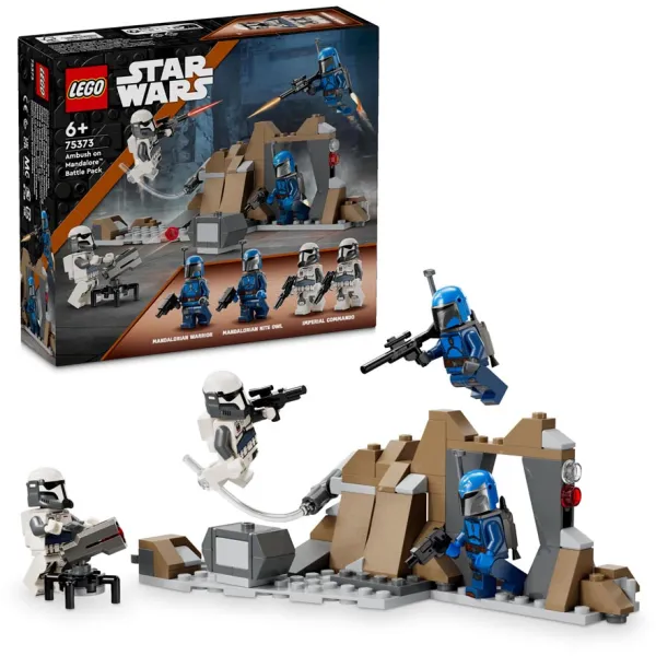 LEGO Star Wars Zasadzka na Mandalorze - zestaw bitewny 75373