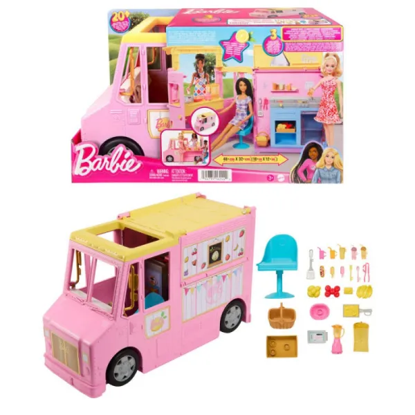 Barbie Furgonetka z lemoniadą HPL71 Mattel