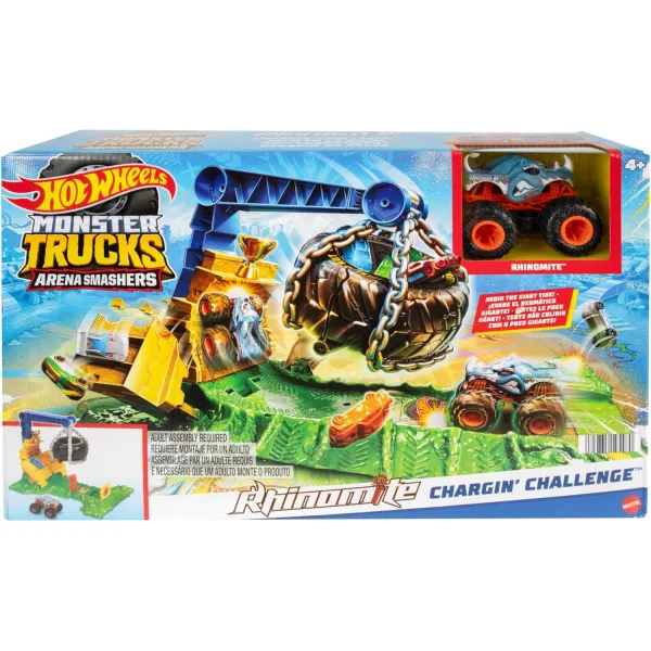 Hot Wheels - Monster Trucks Arena Smashers Masywny ładunek Wyzwanie HTP18 Mattel