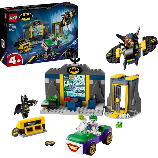 LEGO DC Batman Jaskinia Batmana z Batmanem, Batgirl i Jokerem 76272