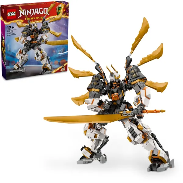 LEGO Ninjago Tytanowy smok-mech Cole’a 71821