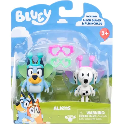 Bluey Figurki 2pak Kosmici Bluey i Chloe BLU17617