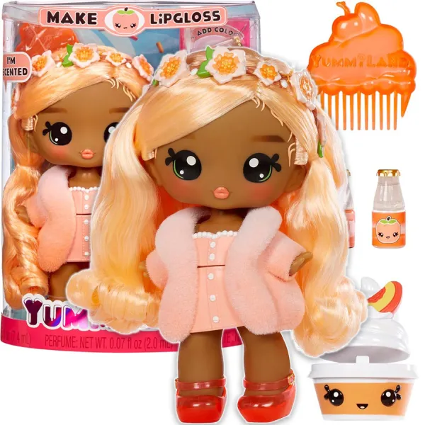 Yummiland Lalka Piper Peach i Błyszczyk DIY Brzoskwinka 120797