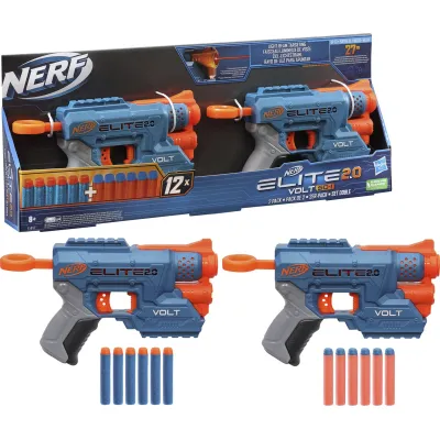 NERF Pistolet Elite 2.0 Volt 2-pak + 12 Strzałek F5852