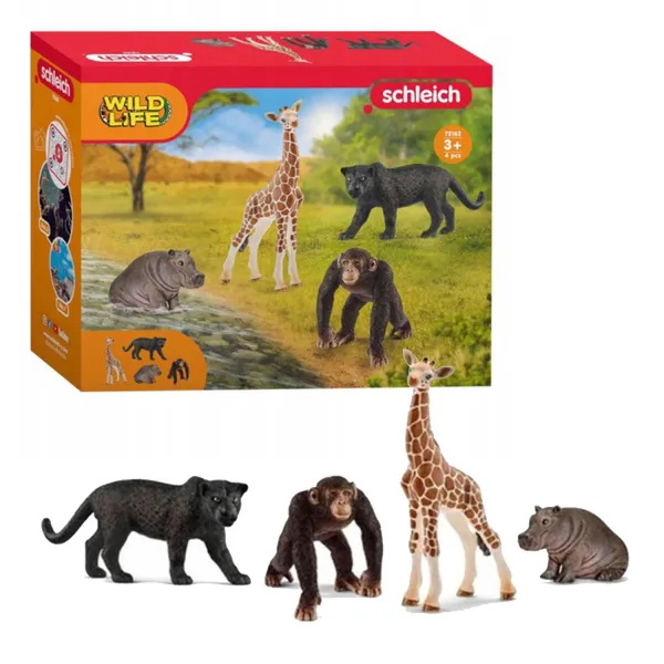 Schleich Wild Life Zestaw Startowy Dzikie Zwierzęta 72162