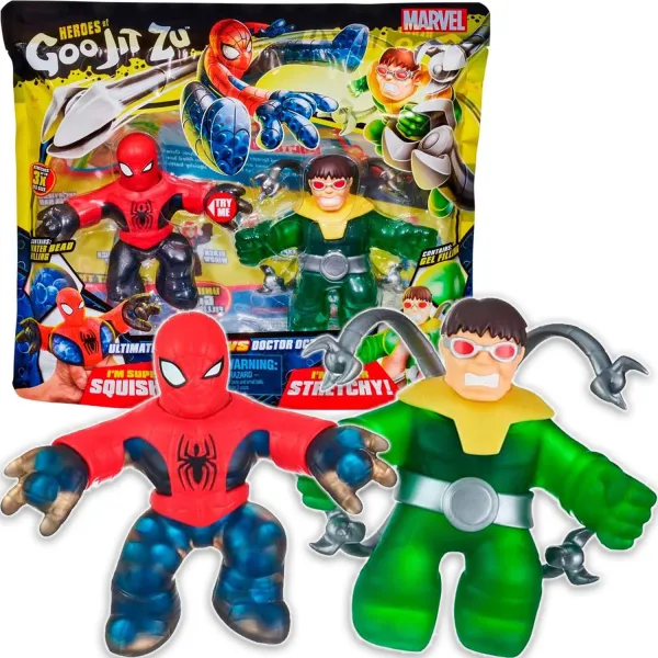 Goo Jit Zu Marvel Spiderman Vs Doctor Octopus Rozciągliwe Figurki 2-pak 3781