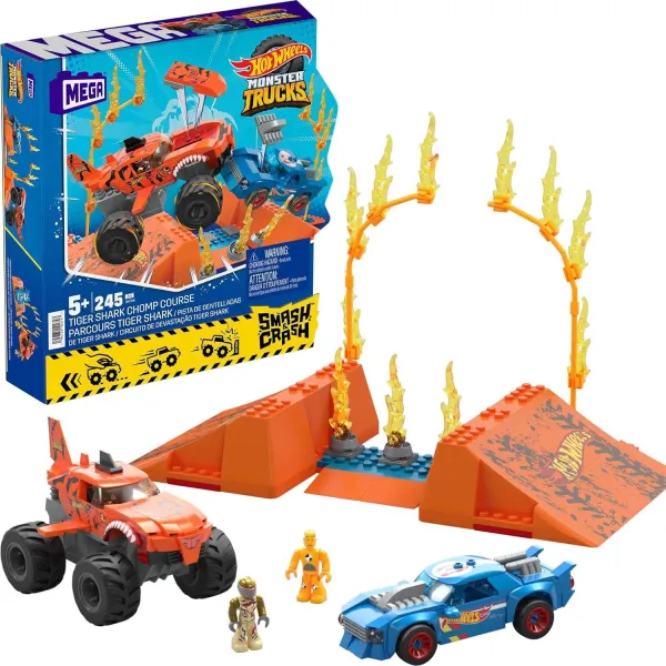 Hot Wheels Monster Trucks Smash & Crash Zestaw do Budowania HKF88