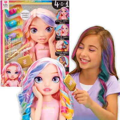 Rainbow Lalka Bella Parker High Głowa do Stylizacji 120889