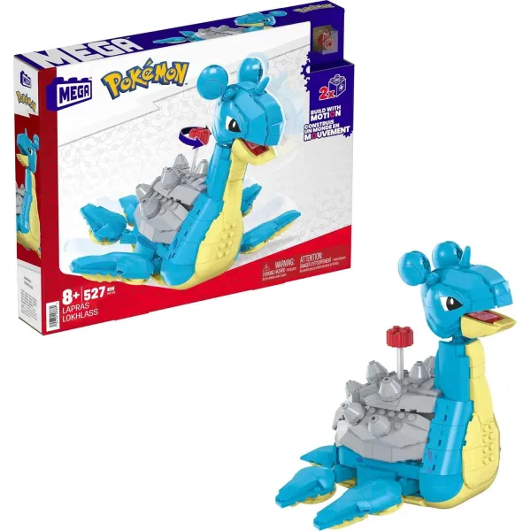Pokemon Lapras Klocki Model do Zbudowania 527 Ele. HKT26