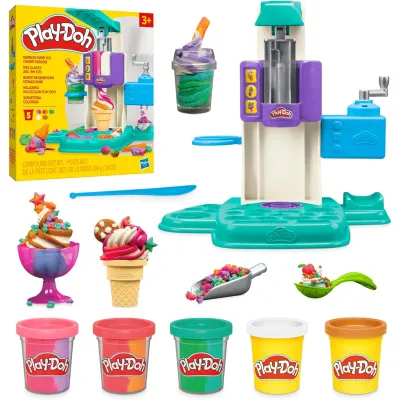 Play-Doh Tęczowe Lody Lodziarnia Rainbow Swirl Ice Cream G0028