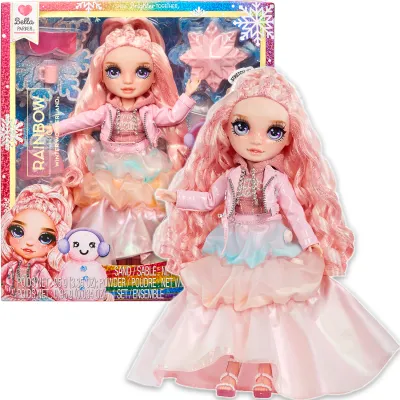 Rainbow High Winter Wonderland Doll Bella Różowa Lalka 120827