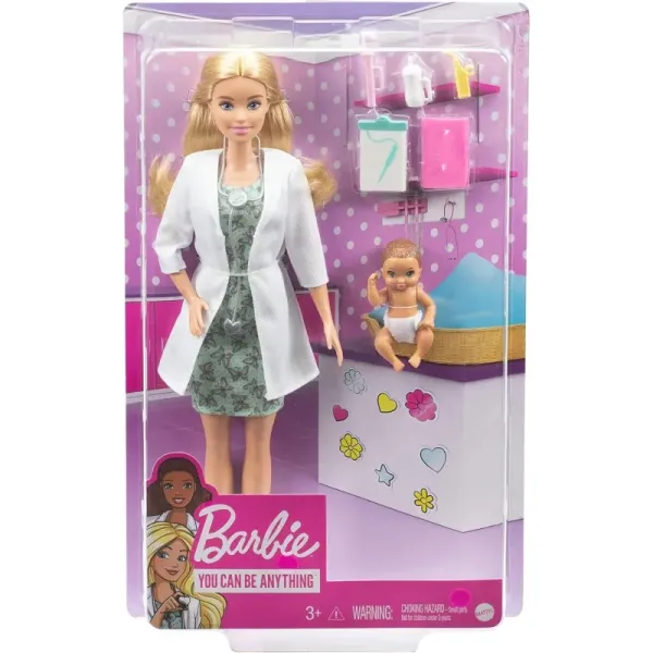 Barbie Lalka doktor pediatra GVK03