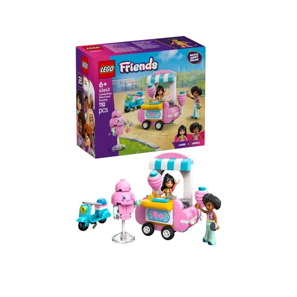 LEGO Friends Stoisko Z Watą Cukrową I Skuter 42643