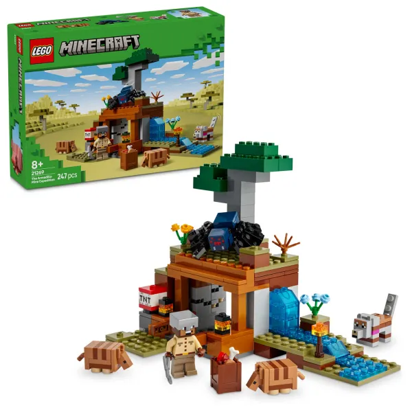 LEGO Minecraft Wyprawa Do Pancernikowej Kopalni 21269