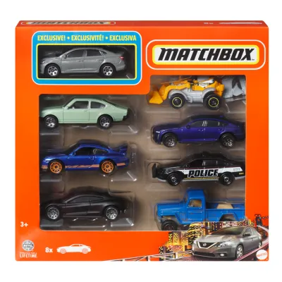 Mattel Matchbox Samochody 8-pak Auta Zestaw 3+ HVR81 HVR87