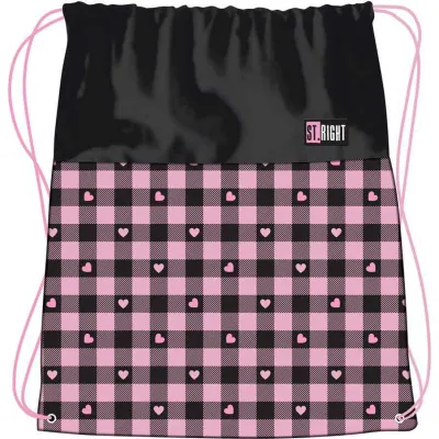 St. Majewski Worek na Obuwie ST.RIGHT Pink Checkered 0403