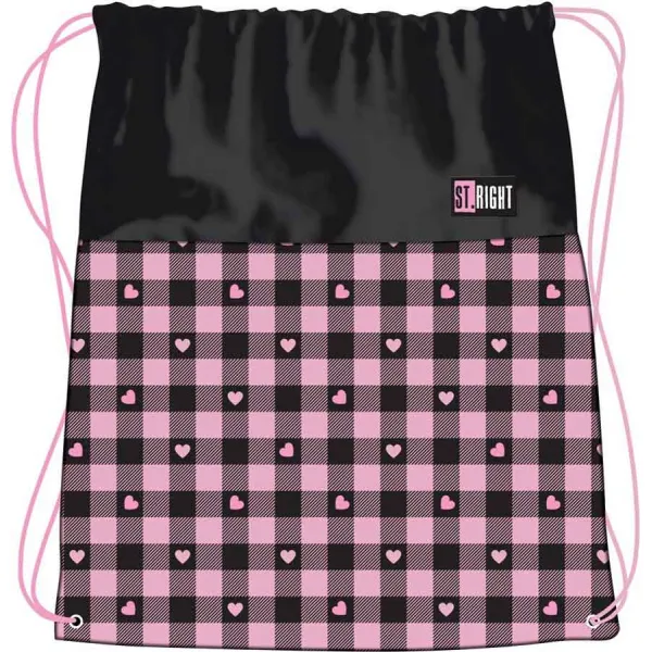 St. Majewski Worek na Obuwie ST.RIGHT Pink Checkered 0403