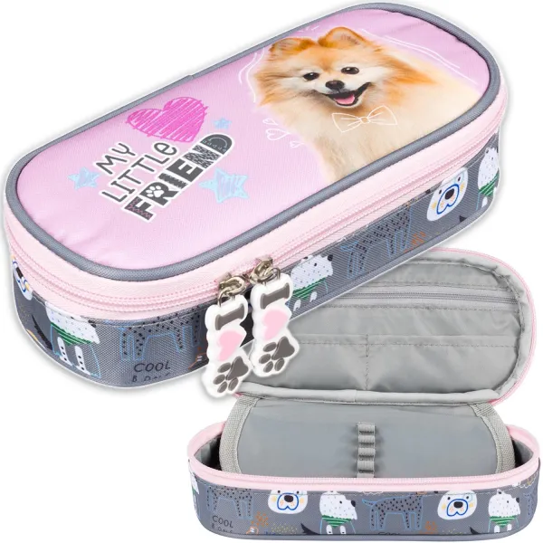 St. Majewski Piórnik Szkolny Saszetka Usztywniana My Little Friend Sweet Pomeranian 8584