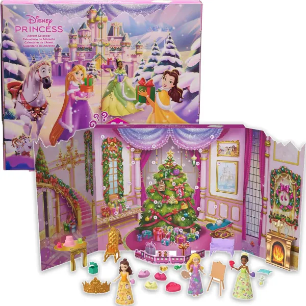 Disney Princess Księżniczki Kalendarz Adwentowy 24 Niespodzianki JFG79