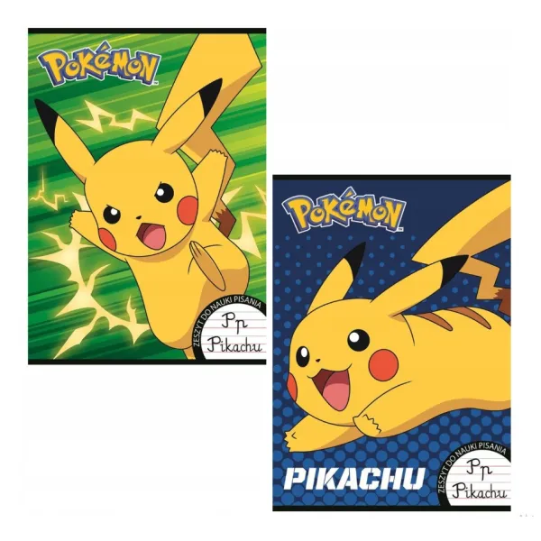 Pokemon Zeszyt do Nauki Pisania A4 32str. linia dwukolorowa 3855