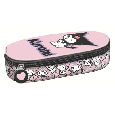 Piórnik Szkolny Usztywniony Saszetka St.Majewski Królik Pink Kuromi 4189 Różowy