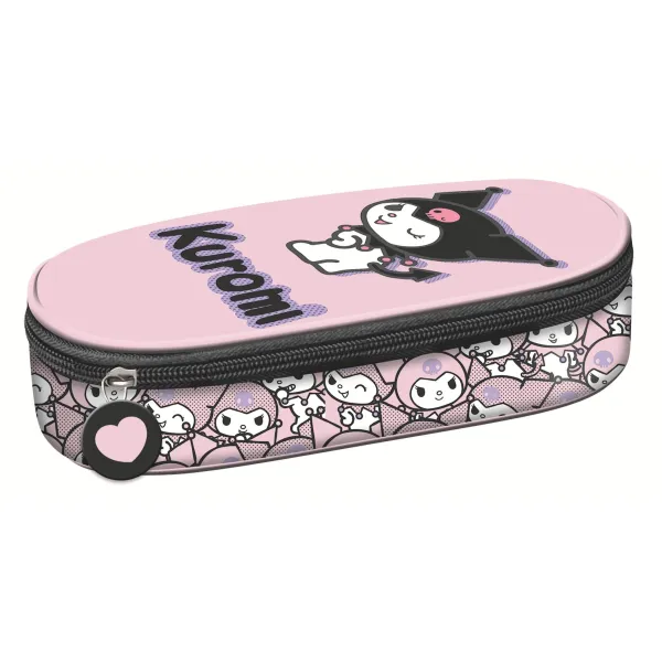 Piórnik Szkolny Usztywniony Saszetka St.Majewski Królik Pink Kuromi 4189 Różowy