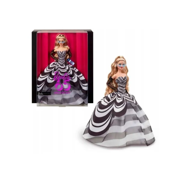 Barbie Signature 65 rocznica Lalka Kolekcjonerska Blondynka Mattel HRM58