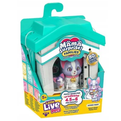 Little Live Pets Mama Surprise Families Domek Mamy BULDOG FRANCUSKI 0757