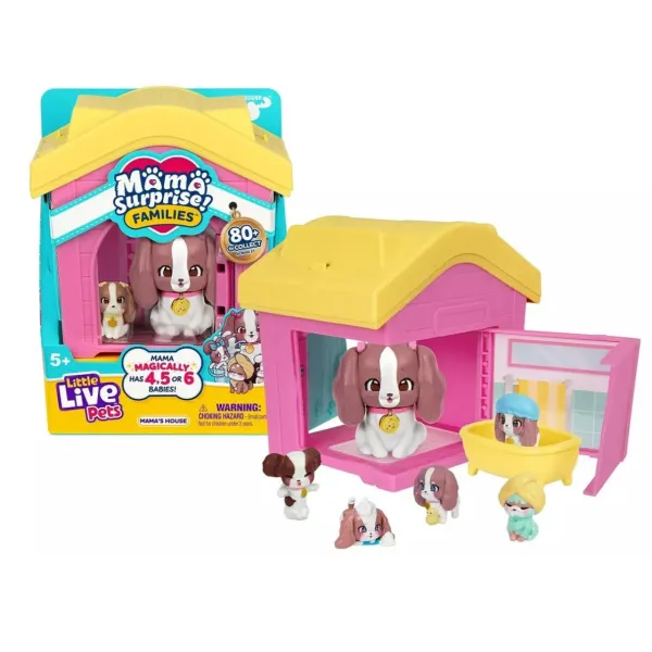 Little Live Pets Mama Surprise Families Domek Mamy Piesek SPANIEL 0757