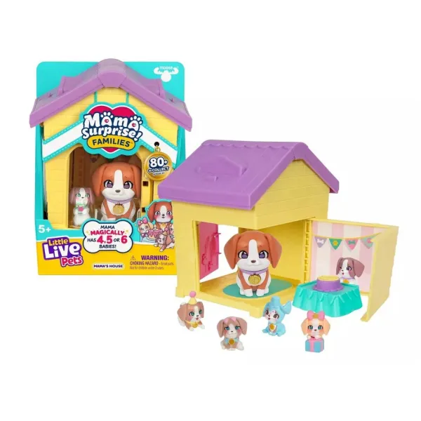 Little Live Pets Mama Surprise Families Domek Mamy Piesek BEAGLE 0757