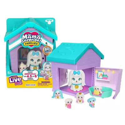 Little Live Pets Mama Surprise Families Domek Mamy Piesek MALTAŃCZYK 0757