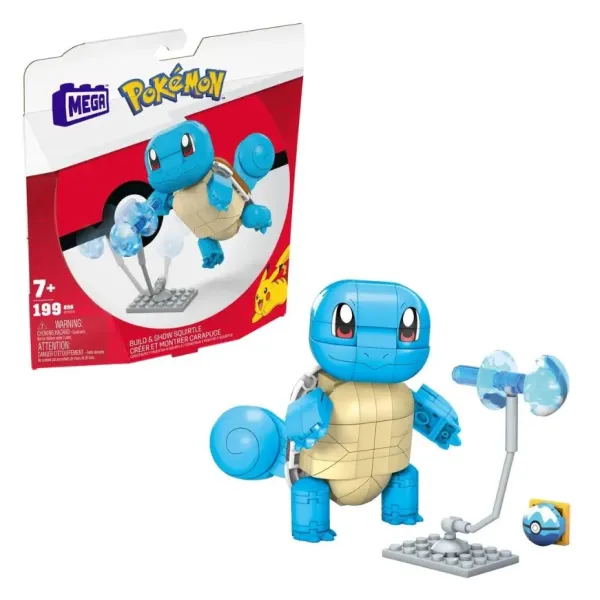 Mega Pokemon Klocki Squirtle GYH00 199 elementów