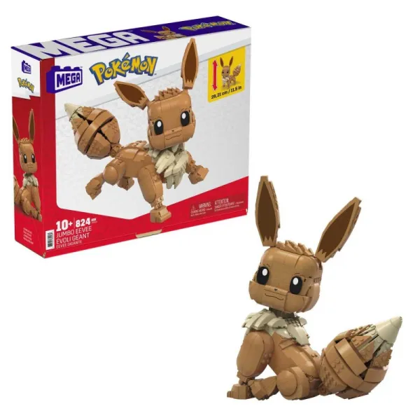 MEGA Pokemon Zestaw Klocków Konstrukcyjnych Jumbo EEVEE GMD34