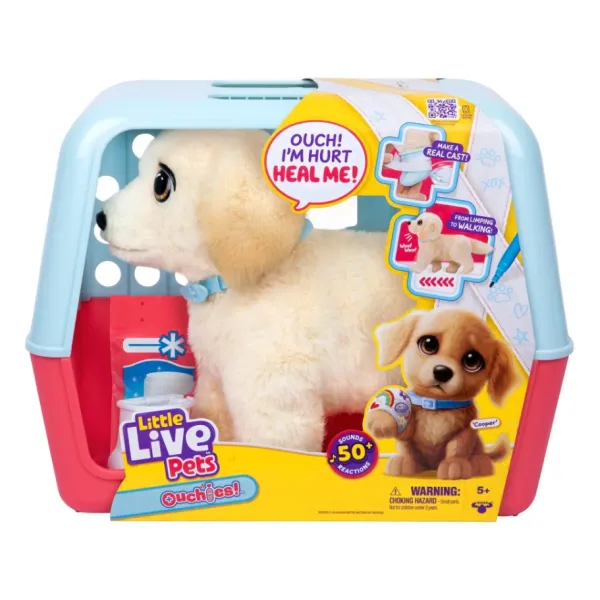 Little Live Pets Piesek Ouchies! Cooper 26679 Moose Toys