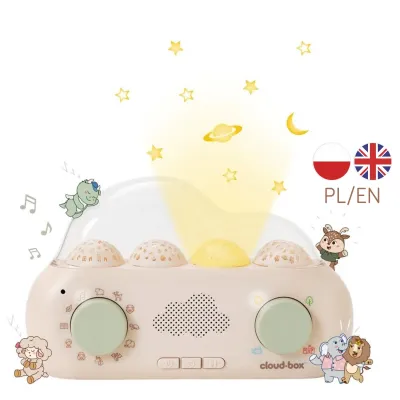CloudBox Muzyczny projektor z bajkami polsko-angielski 0522