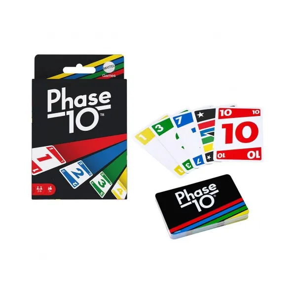 Mattel Gra karciana Phase 10 Gra w Karty FFY05 110 Kart