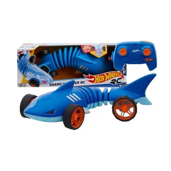 HOT WHEELS SHARK SPEEDER Pojazd Zdalnie Sterowany Rekin Młot 1:15 HXJ83