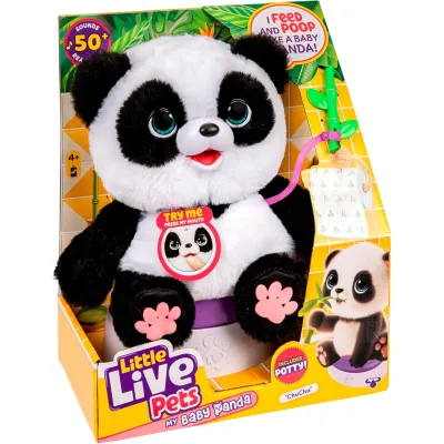 Little Live Pets Interaktywna Panda Chu Chu 50 funkcji z Nocnikiem 26676 26677